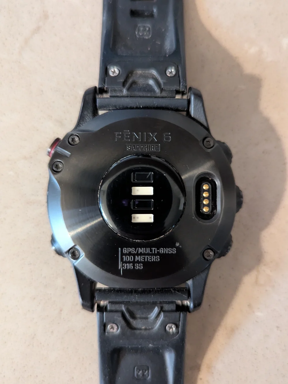 Garmin Fenix 6 Sappire Black GPS Smartwatch - Durable Multi-Sport Wearable